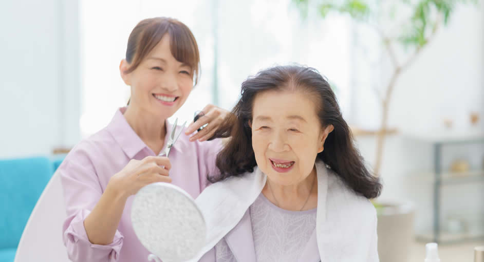 訪問美容の写真